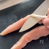 【ささみとオクラの塩だれ炒め】の工程2