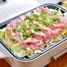 疲れて帰った日に♪蒸すだけ!『ごま油薫る豚しゃぶポン酢蒸し』