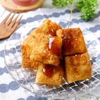 優しい甘さでおやつに最適♡レンジで作る『牛乳わらびもち』