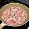 豚肉と小松菜のふわたまバター醤油炒めの工程4