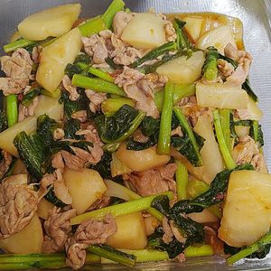 9Sの作ってみた!投稿(蕪と豚細切れ肉の中華煮)