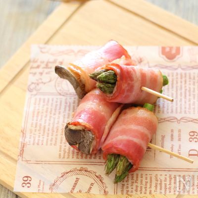 アスパラのベーコン巻き