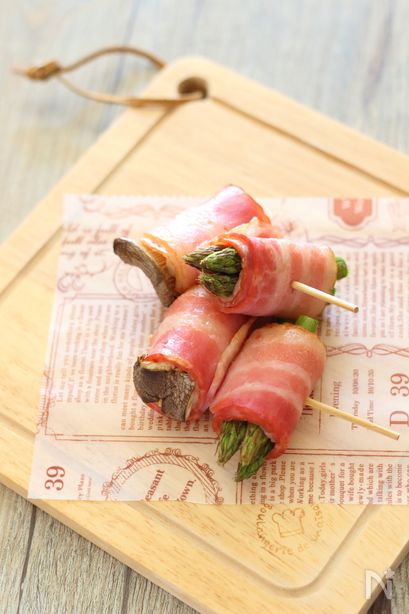 アスパラのベーコン巻き