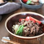 牛肉とトマトのすき煮