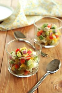 コロコロ野菜のカップサラダ