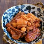 豚バラとスペアリブの簡単にんにく煮