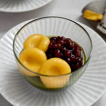 ほろ苦♪もちもち♪【抹茶寒天とかぼちゃ白玉の和スイーツ】
