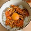 1543267の作ってみた!投稿(5分で激うま!サーモンのスタミナ丼!やみつきご飯泥棒!!)