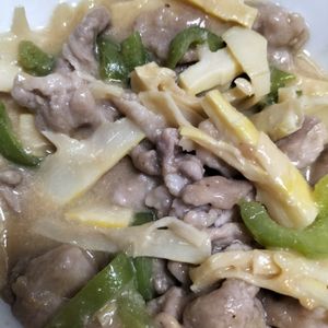 1207859の作ってみた!投稿(お店越え『豚とたけのこのスタミナ味噌炒め』お箸が止まらない♡)