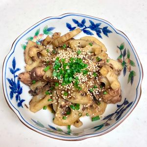 makiの作ってみた!投稿(花粉症対策に♪れんこんとサバ缶のしそ炒め)
