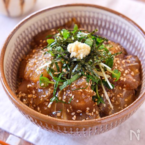 【ヒラメの漬け丼とだし茶漬け】一度で二度美味しい！