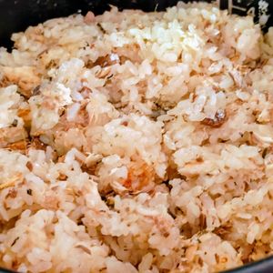 ぽんちゃんの作ってみた!投稿(簡単！旨みがすごい⭐︎鰯とたっぷり生姜の炊き込みごはん)