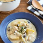 米粉で簡単クリーミー♡豆乳味噌シチュー