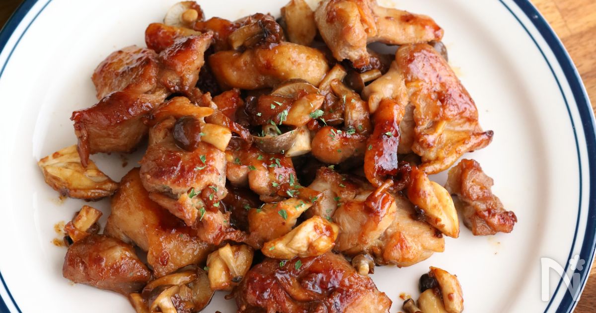 偏食っ子も完食！冷凍ストックOK「照り焼ききのこチキン」