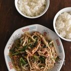 さばの味噌煮缶と春雨の中華風炒め