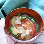 たっぷり夏野菜の豚汁
