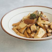 レモンバターと醤油香るきのこ炒め