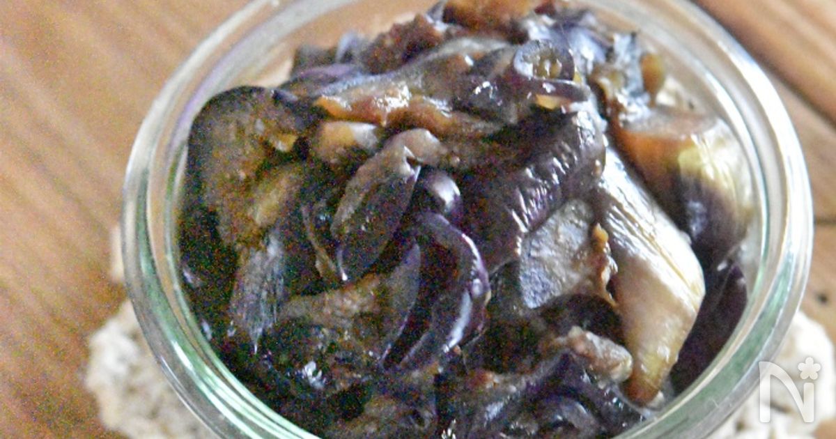 素朴でホッとするなすの佃煮【作り置き】