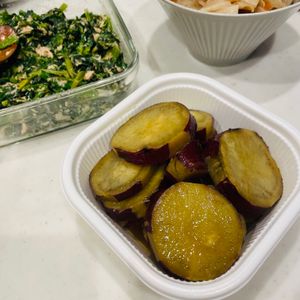 えりの作ってみた!投稿(【さつまいもの甘煮】レンジで簡単♡やさしい甘みにやみつき！)