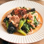 『簡単1人分♪』市販のタレ不使用！豚肉とチンゲン菜の炒め物