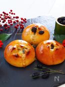 おせちリメイク〜黒豆チーズパン