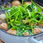 セリと鶏団子のスープ。セリレシピに迷ったらこれ！