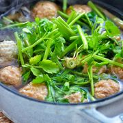 セリと鶏団子のスープ。セリレシピに迷ったらこれ！