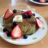 藍の作ってみた!投稿(【おうちカフェ】簡単♡ふわふわ♪抹茶パンケーキ)