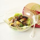 夏野菜の春雨混ぜサラダ