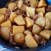 【新じゃがと豚バラの煮物】食材ふたつ！シンプル肉じゃがの工程5