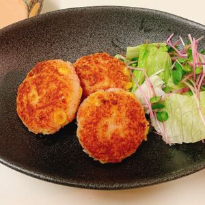 りんの作ってみた!投稿(【え、海老じゃないの？!】はんぺんとカニカマで海老カツ風♡)