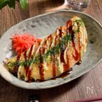 ライスペーパーで簡単！「カリッもちっ♡キャベツのお好み焼き」