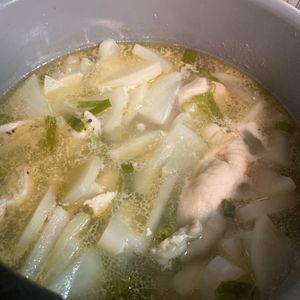 マイキーの作ってみた!投稿(やみつきおかず☆トロトロ鶏大根のうま塩煮こみ)