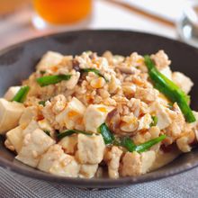 10分で簡単♪きのこたっぷり和風麻婆豆腐