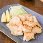 揚げずに簡単♪鶏胸肉塩唐揚げ！にんにくなし【卵小麦粉不使用】