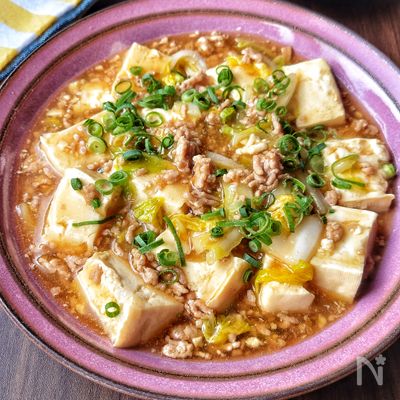 【白菜とお豆腐のとろみ煮】ご飯にかけて召し上がれ♡