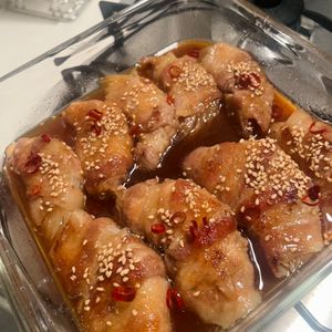あやの作ってみた!投稿(ごはんが進む味付け!ジューシーな『新玉ねぎの甘辛肉巻き』)