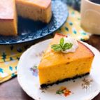 【ほっこり幸せ♡】混ぜるだけ！かぼちゃのチーズケーキ