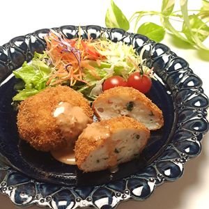とのちゃまの作ってみた!投稿(【大葉はんぺんエビカツ】お家でやみつき！褒められおかず♪)