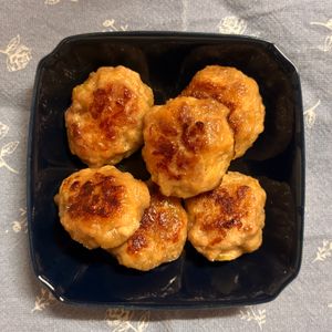 チョビの助の作ってみた!投稿(豚こまもちもちバーグ【作りおき】)