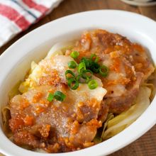 ご飯すすむ♪キャベツたっぷり【味噌ポークチャップ】