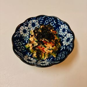 りんの作ってみた!投稿(無限に食べれる！きゅうりのチョレギ白和えサラダ)