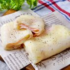もちもち！『うどんdeハムチーズブリトー』