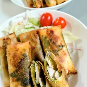 ゆみの作ってみた!投稿(【ささみ梅しそチーズ春巻き】さっぱり♪美味しい組み合わせ♡)
