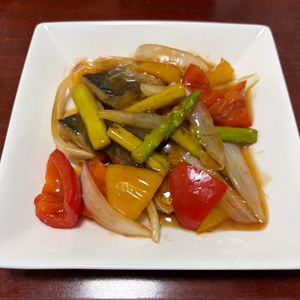りんごの作ってみた!投稿(鯖の野菜あんかけ)