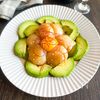 【１０分でおつまみ】漬けホタテとアボカドのとろ～り卵黄乗せ