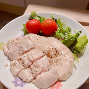 あーちゃん·͜· ♡の作ってみた!投稿(コスパ最強♡レンジで簡単『ささみのお手軽サラダチキン』)