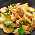 お店越え『豚とたけのこのスタミナ味噌炒め』お箸が止まらない♡