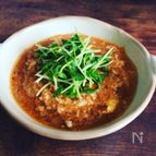 【夜食レシピ保存版】５分豆苗チゲスープ♪
