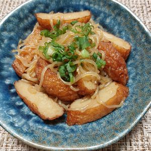 よっこの作ってみた!投稿(【さつま揚げと白滝のきんぴらポン酢】簡単時短で作り置きも)